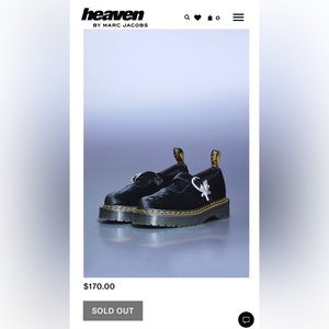 Heaven by Marc Jacobs x Dr. Martens size 40/8.5. New